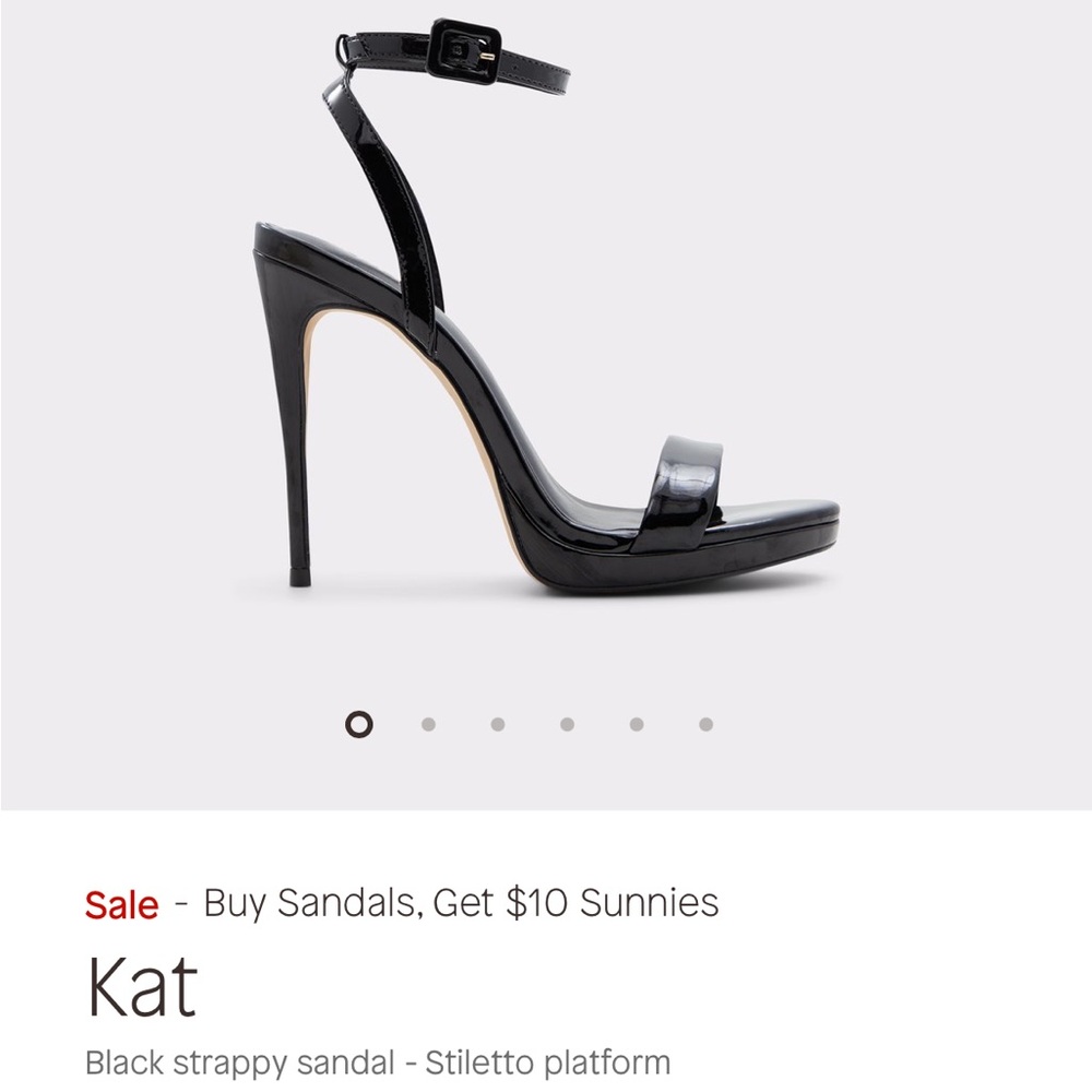 Aldo Black Heels: Style Kat NEVER WORN